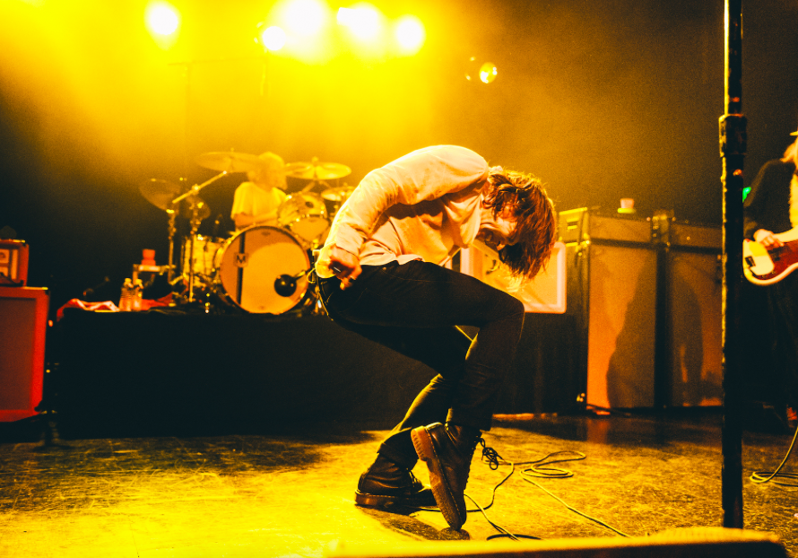 Photo of Cage the Elephant's Matt Shultz performing in Los Angeles in 2015, by Pooneh Ghana Photo of Cage the Elephant's Matt Shultz performing in Los Angeles in 2015, by Pooneh Ghana
