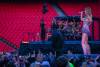 Taylor Swift performing at Arrowhead Stadium, photo by Josh Darr
